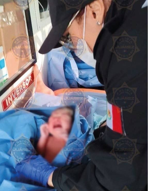 Nace una nueva vida gracias a la rápida acción de la Policía de Juárez