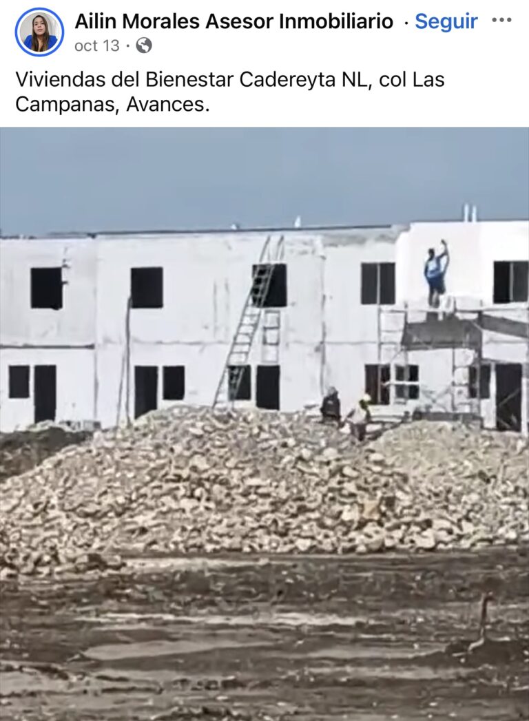 Infonavit impulsa el desarrollo de vivienda para el bienestar en Cadereyta, Nuevo León