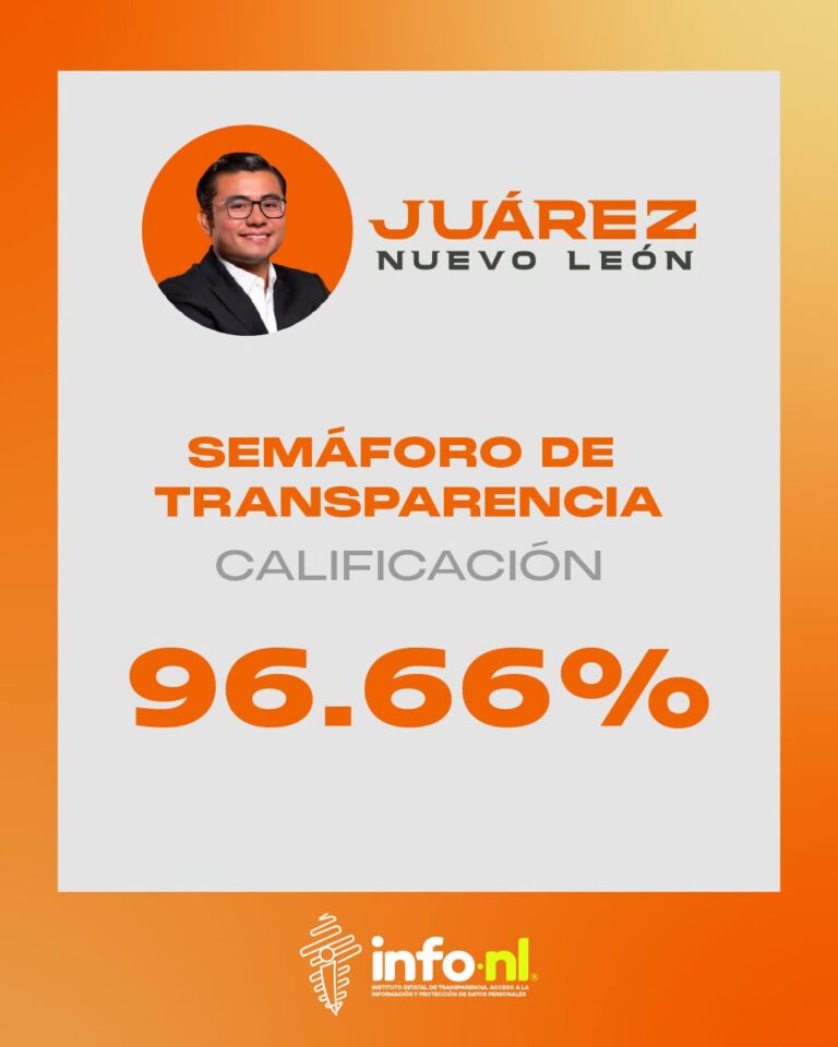 Juárez alcanza 96.66% en transparencia; Félix Arratia destaca orden y señala rezagos heredados