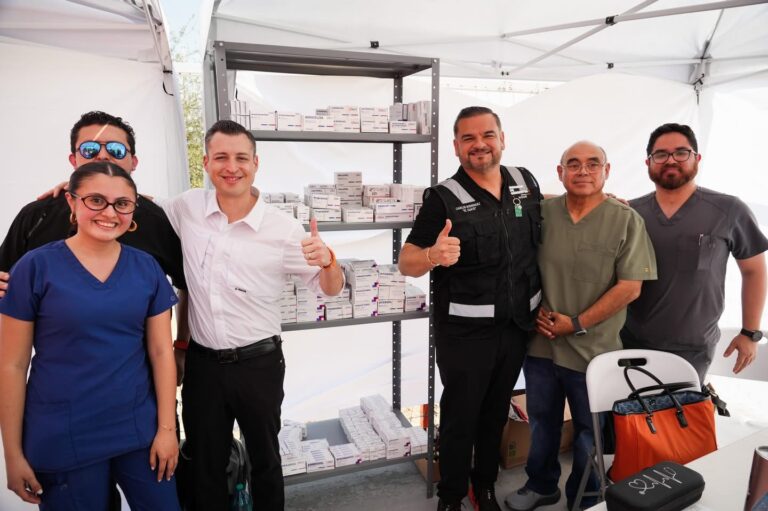 Colosio y el Cuate arrancan brigadas médicas en Cadereyta