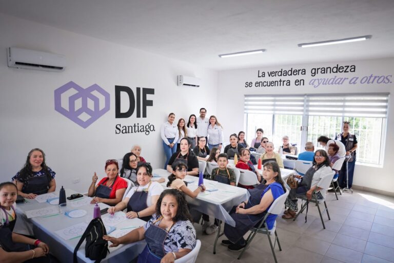 Santiago acerca el corazón del DIF a Los Fierros: David de la Peña y Olga Amalia Villalón impulsan un espacio para las familias