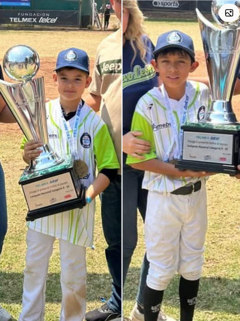El talento es de Cadereyta y se llama Emanuel Cuellar y Gerardo Garza: ¡Campeones en el diamante! ⚾