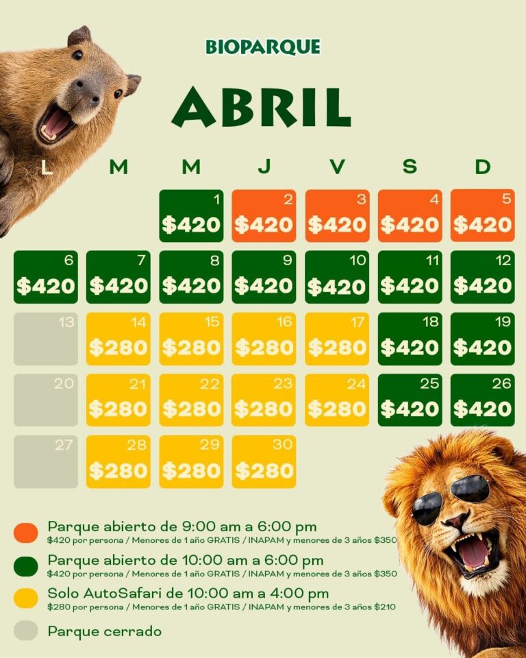 Bioparque Estrella se consolida como opción fuerte en Semana Santa