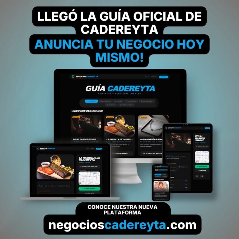 Cadereyta se pone en línea: lanzan plataforma digital que impulsa negocios locales