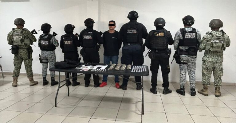 Buscaba clientela con droga y pistola; le cayó el dedazo y el operativo